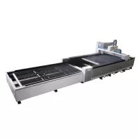 FL-L1560FE-1500-IPG Бюджетный лазерный станок для резки листового металла со сменным столом